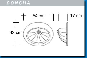Modelo Concha - Lavabos y Encimeras